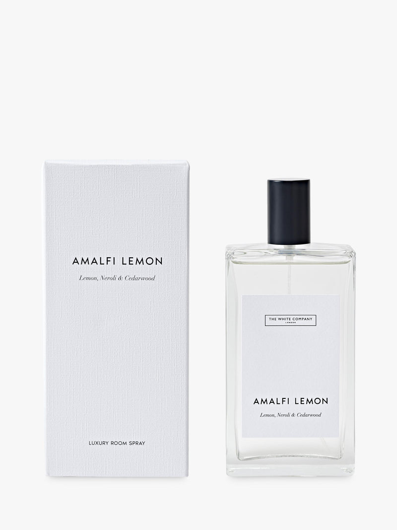 The White Company Amalfi Lemon home spray 95ml, imported from the UK