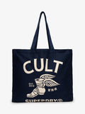Superdry Cult Tote Bag in 100% cotton, imported from the UK