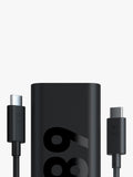 Lenovo USB-C wall charger 68W black (British brand)