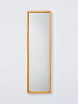 John Lewis John Lewis Rounded Corners Oak Wood Frame Full Length Wall Mirror, 120 x 35cm, Natural- Buy online at McGrocer