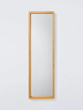 John Lewis full length wall mirror rounded corners oak wood frame 120x35cm, UK version