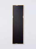 John Lewis full length wall mirror rounded corners oak wood frame 120x35cm, UK version