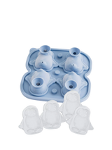 John Lewis Uberstar Silicone Penguin Mould Ice Tray - 4 Cube- Buy online at McGrocer