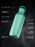 Chilly's Series 3 insulated drinks bottle 500ml Onyx, imported from the UK