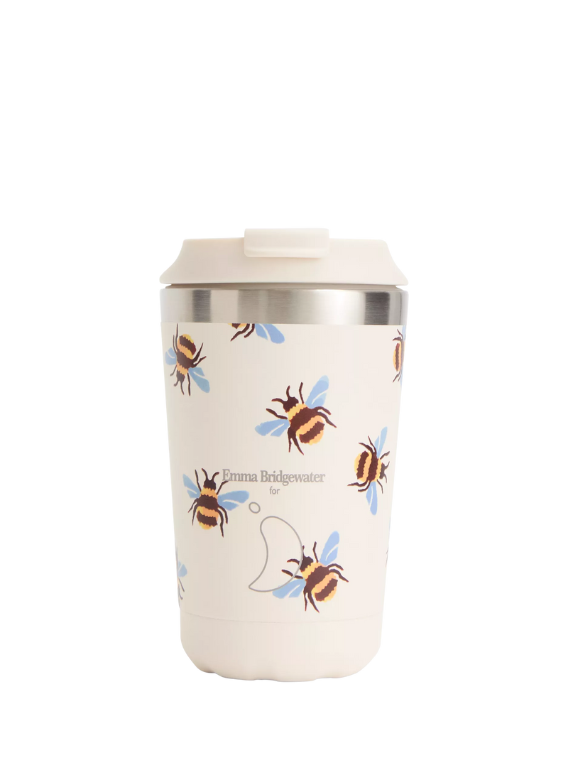 Chilly's bumblebee pattern travel cup 340ml, UK version