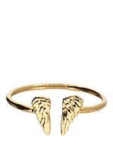 John Lewis UNOde50 Ser Invencible Wings Gold Bangle- Buy online at McGrocer