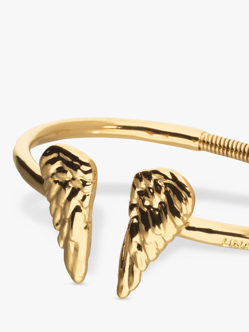 UNOde50 Ser Invencible Wings Bangle gold plated (British brand)