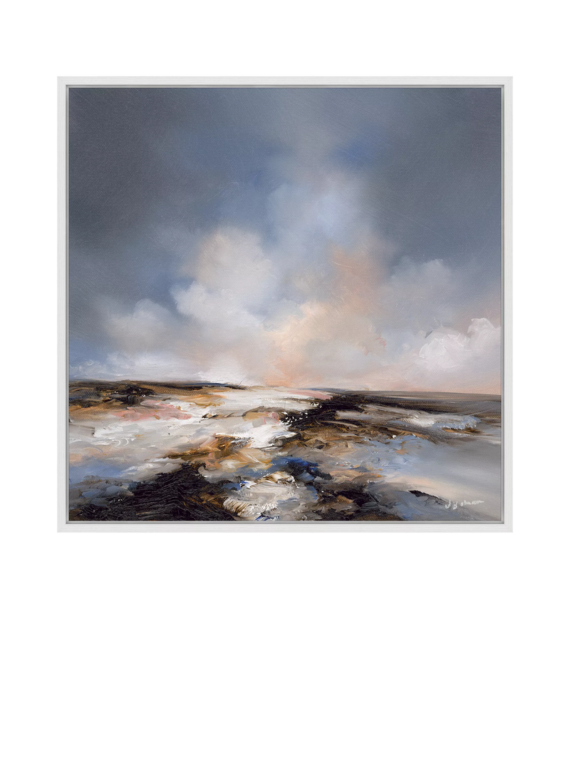 John Lewis Angel Dust framed canvas print 106x106cm - British product