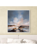 John Lewis Angel Dust framed canvas print 106x106cm - British product