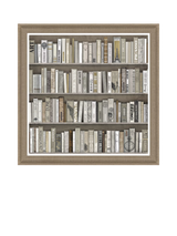 John Lewis John Lewis Charlotte Oakley 'Book Collector' Framed Print, 79 x 79cm, Multi- Buy online at McGrocer