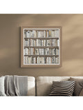 John Lewis Charlotte Oakley book collector framed print 79cm square - British product