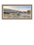 John Lewis Duncan Palmar Harbour Fleet framed print 109x54cm - British product