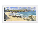 John Lewis John Lewis Duncan Palmar 'Summer Surf' Framed Print, Multi, 109 x 54cm- Buy online at McGrocer