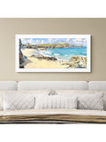 John Lewis Duncan Palmar Summer Surf framed print 109x54cm - British product