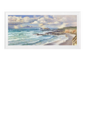 John Lewis Duncan Palmar Winter Surf framed print 109x54cm (British brand)