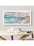 John Lewis Duncan Palmar Winter Surf framed print 109x54cm (British brand)