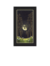 John Lewis John Lewis Geoff Beckett 'Gilded Moon' Framed Print, 40 x 70cm- Buy online at McGrocer