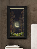 John Lewis Luna Gold framed print 40x70cm, imported from the UK