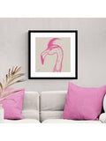 John Lewis Jan Jay flamingo framed print 53cm - British product