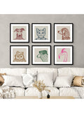 John Lewis Jan Jay flamingo framed print 53cm - British product