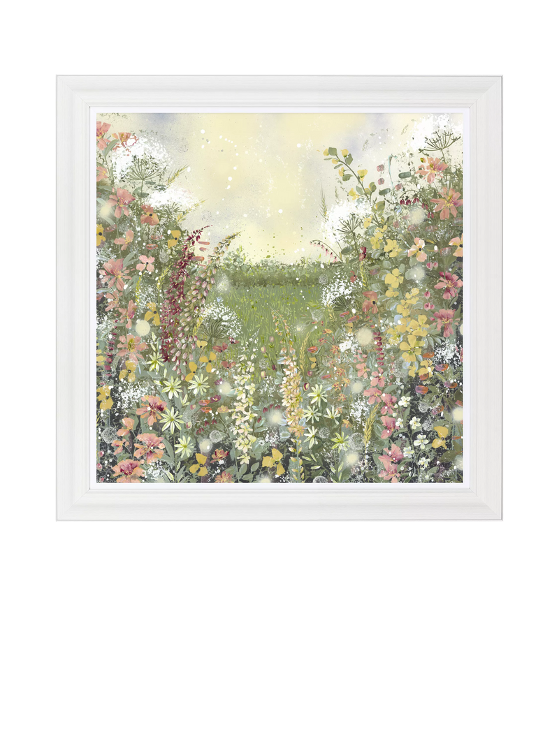 John Lewis floral framed print by Jane Morgan 81cm (British brand)