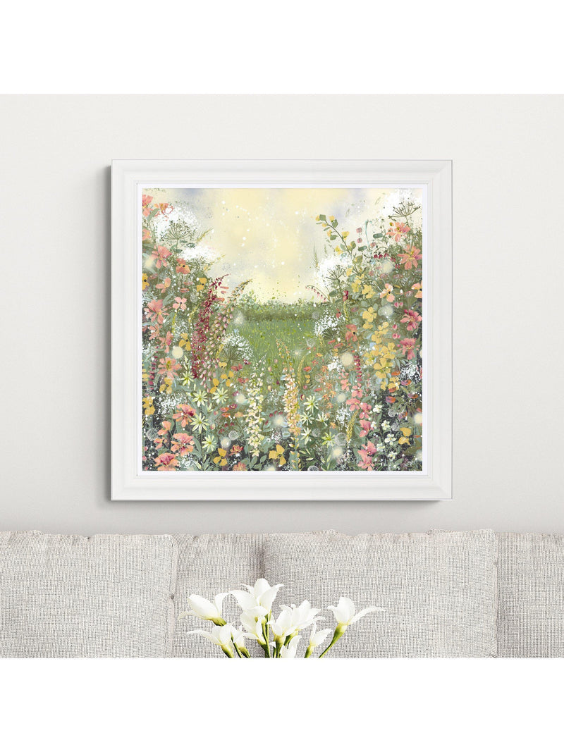 John Lewis floral framed print by Jane Morgan 81cm (British brand)