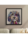 John Lewis Bumbles Cockapoo framed print 74cm by Louise Luton, UK version