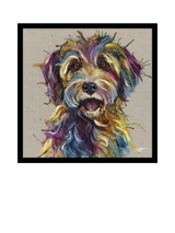 John Lewis John Lewis Louise Luton 'Luna Doodle' Animal Framed Print, 74 x 74cm- Buy online at McGrocer