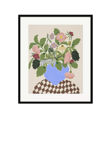 John Lewis John Lewis La Poire Florals in Vase Framed Print, Multi, 52 x 62cm- Buy online at McGrocer