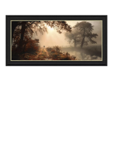 John Lewis John Lewis M Torelli 'Amber Afternoon' Framed Print, 110 x 55cm, Multi- Buy online at McGrocer