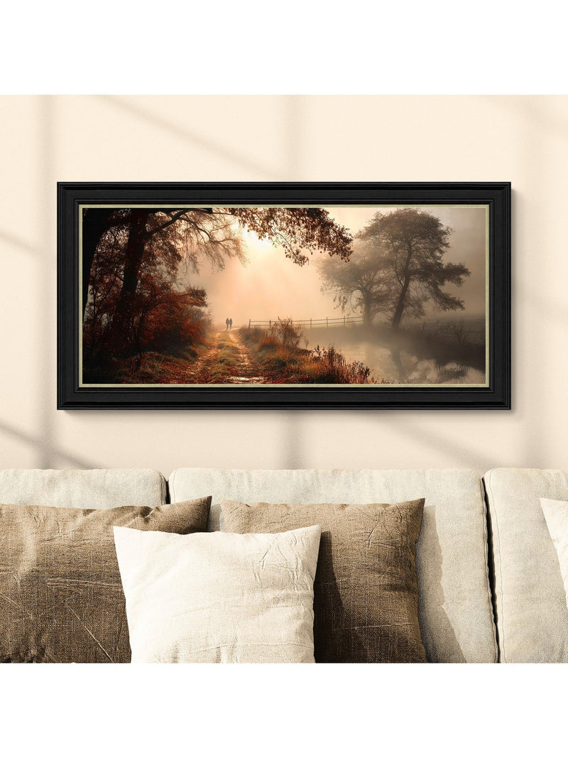 John Lewis framed print Amber Afternoon 110x55cm, UK version