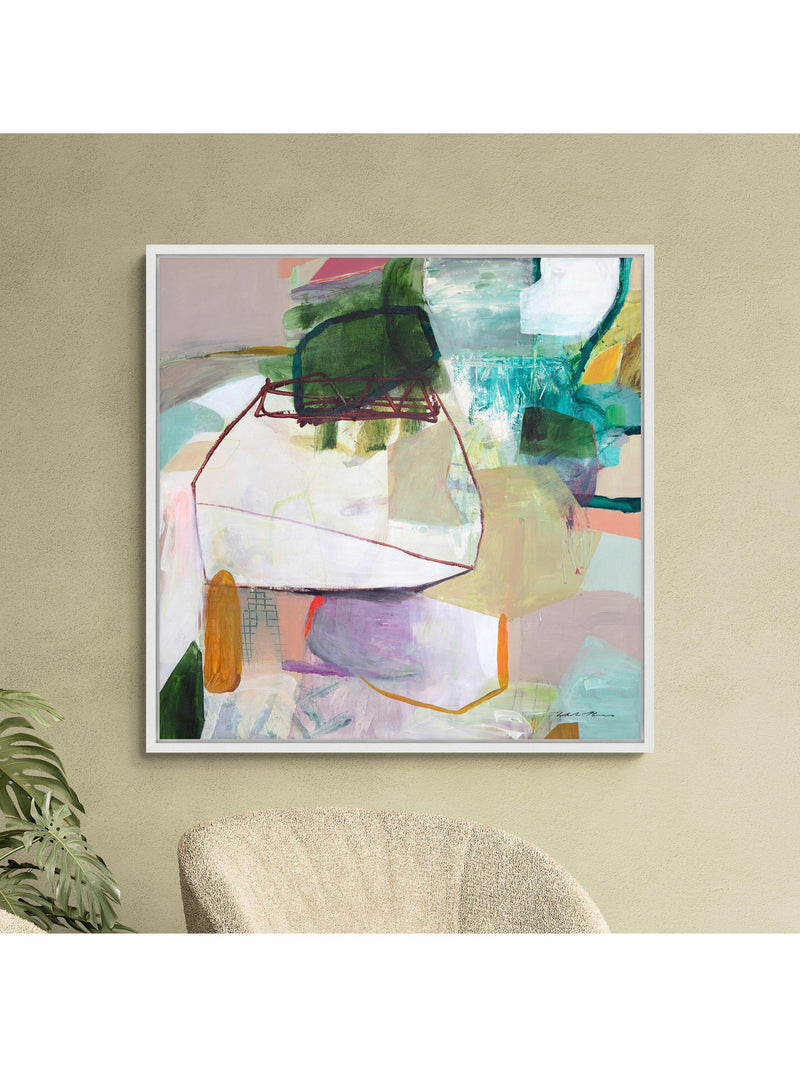 John Lewis canvas print Green Obsidian 106x106 cm, imported from the UK