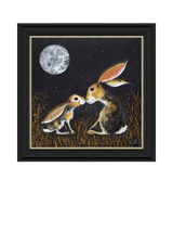John Lewis John Lewis Quinn Russell 'To The Moon and Back' Framed Print, 60 x 60cm- Buy online at McGrocer