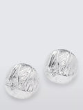 John Lewis Textured Circle Stud Earrings