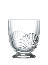 John Lewis La Rochère Belle Ile Footed Glass Tumbler 250ml Clear- Buy online at McGrocer