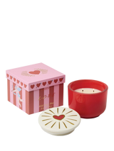 John Lewis Paddywax Charm Heart Fig & Rose Scented Candle, 850g- Buy online at McGrocer
