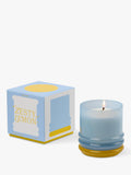 Paddywax lemon scented stacked glass candle 655g - British product