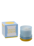 Paddywax lemon scented stacked glass candle 655g - British product