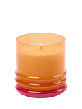 Paddywax stacked glass mango scented candle 198g, imported from the UK