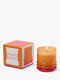 Paddywax stacked glass mango scented candle 198g, imported from the UK