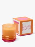 Paddywax stacked glass mango scented candle 198g, imported from the UK
