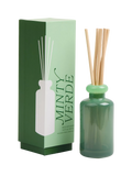 Paddywax mint reed diffuser 94ml stacked glass, imported from the UK