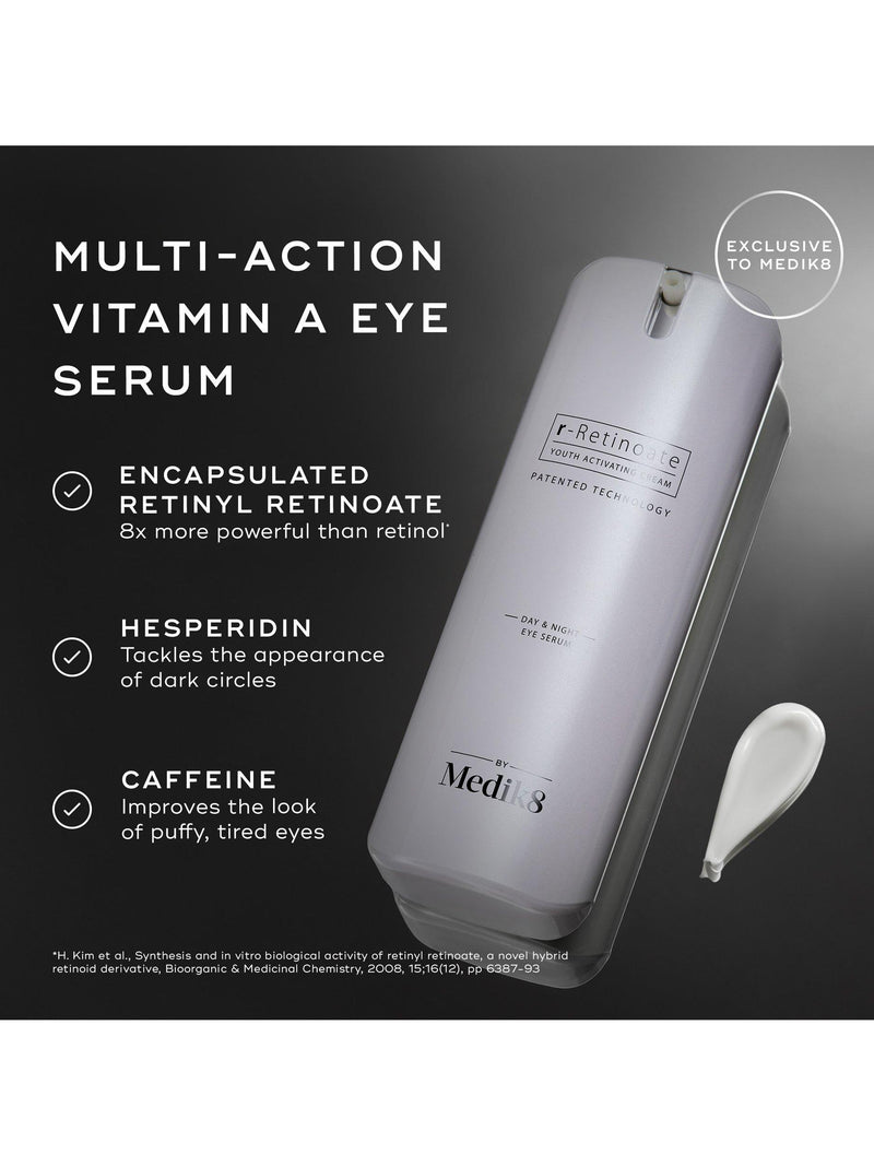 Medik8 r-Retinoate day and night eye serum 15ml, imported from the UK