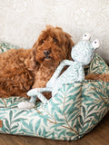 Morris & Co Willow Boughs frog dog toy (British brand)