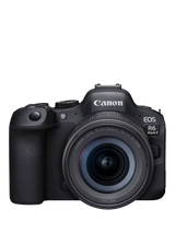 John Lewis Canon EOS R6 Mark II Mirrorless Camera with RF 24-105mm f/4-7.1 IS STM Lens (Black)- Buy online at McGrocer