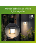 Philips solar motion sensor wall light anthracite - British product