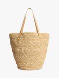 By Malene Birger straw tote bag Black (British brand)