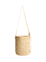John Lewis By Malene Birger Mirabellee Straw Bucket Bag, Undyed- Buy online at McGrocer