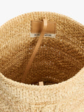 By Malene Birger straw bucket bag undyed, imported from the UK