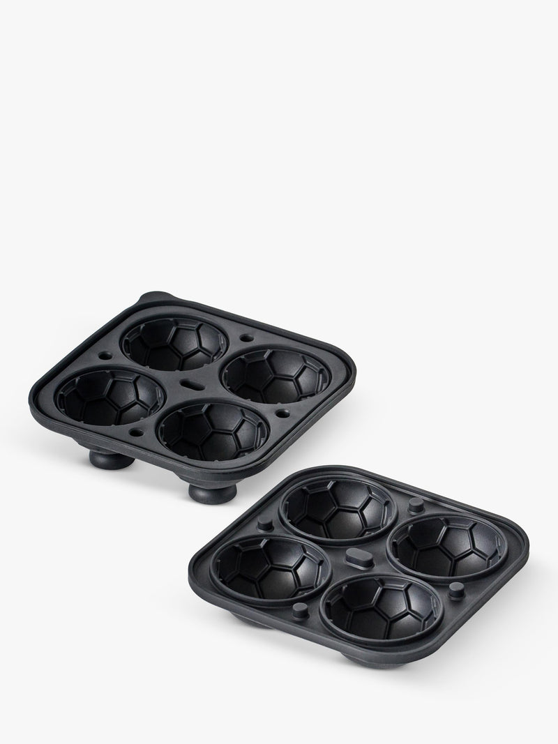 Gentlemen's Hardware football ice moulds with silicone tray, imported from the UK